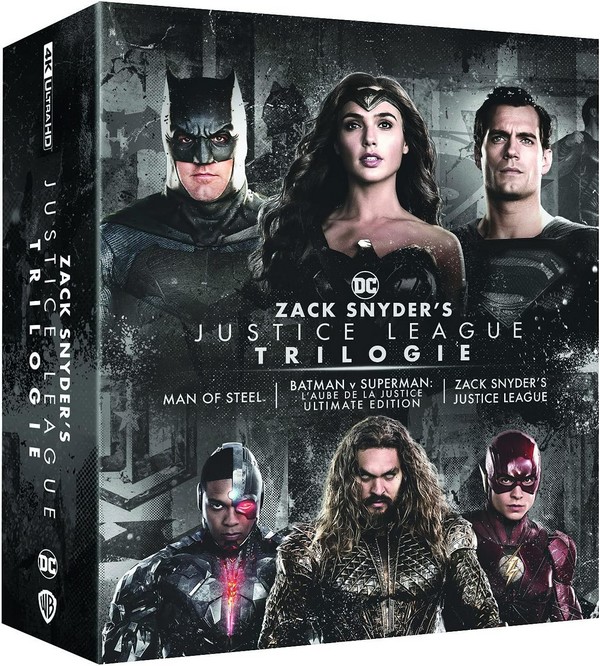 34,99€ pour la trilogie Blu-Ray de Snyder : Man Of Steel, BvS, Justice  League en version longue